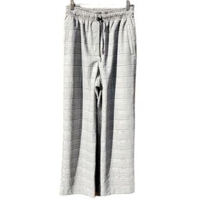 Topshop Plaid Pullon Pants Pockets Drawstring Women Size‎ 6 NWOT